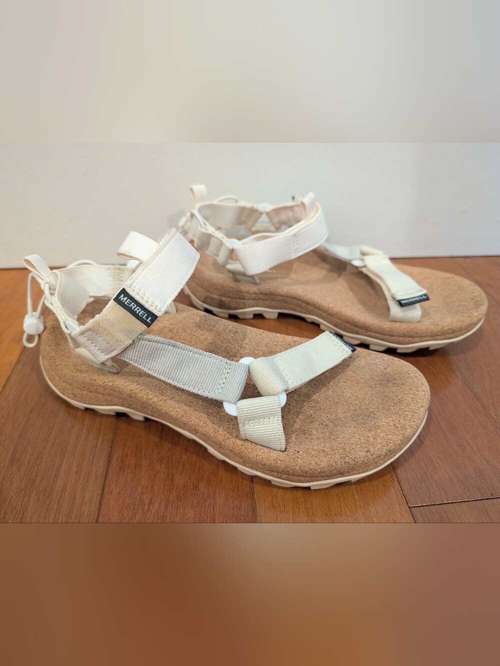 Merrell Speed Fusion Web Sport Sandals in White/Cream